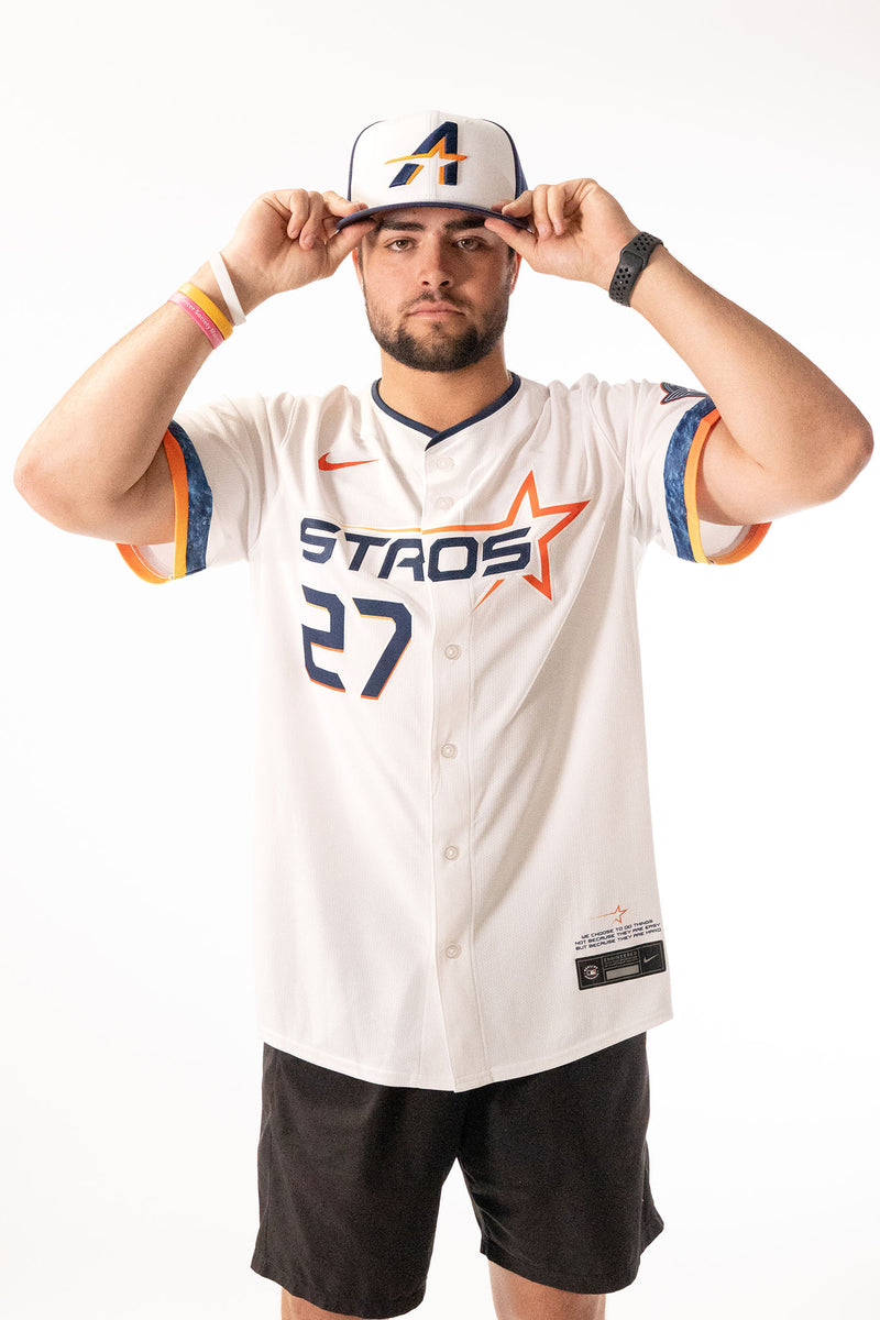 Playera Nike de la MLB para hombre José Altuve Houston Astros City Playera Nike de la MLB para hombre José Altuve Houston Astros City