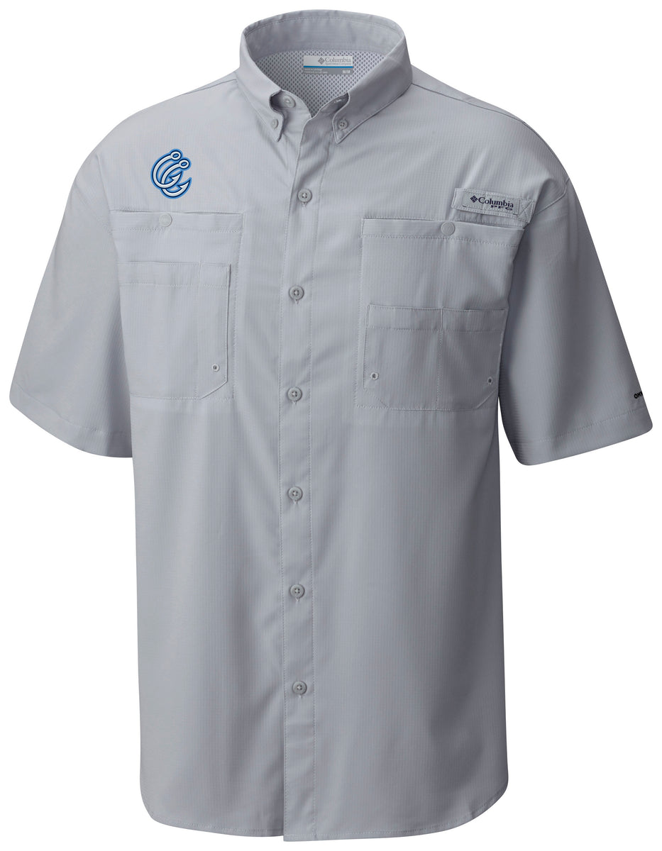 Columbia Sportswear - Fishing Shirt - Tamiami - Fauxback - LT Blue Small