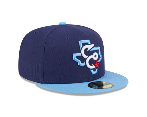 Corpus Christi Hooks New Era 59fifty Fitted - Authentic Road Cap