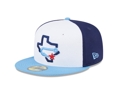 Corpus Christi Hooks New Era 59fifty Fitted - Authentic Batting Practice Cap