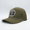 OC Sports - Performance - Hat Rope Established Patch Olive