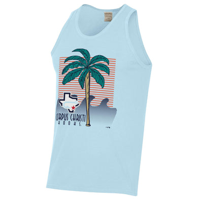Women's - Comfort Wash - Tank Palm Tree Bat