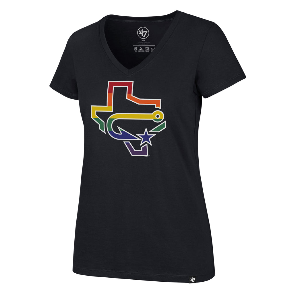 47 Brand T Shirt Womens Medium Deep Neck Corpus Christi Hooks