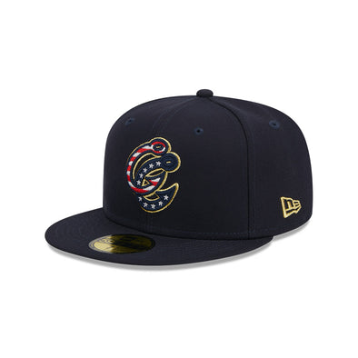 Corpus Christi Hooks New Era 59Fifty Fitted - Authentic Fauxback Cap