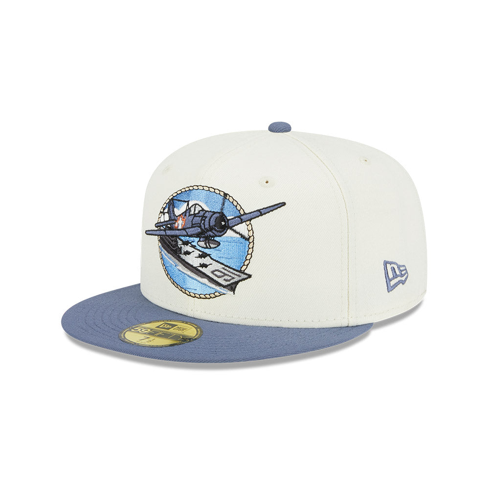 New Era - 59Fifty Fitted - Blue Ghost Cap – Corpus Christi Hooks