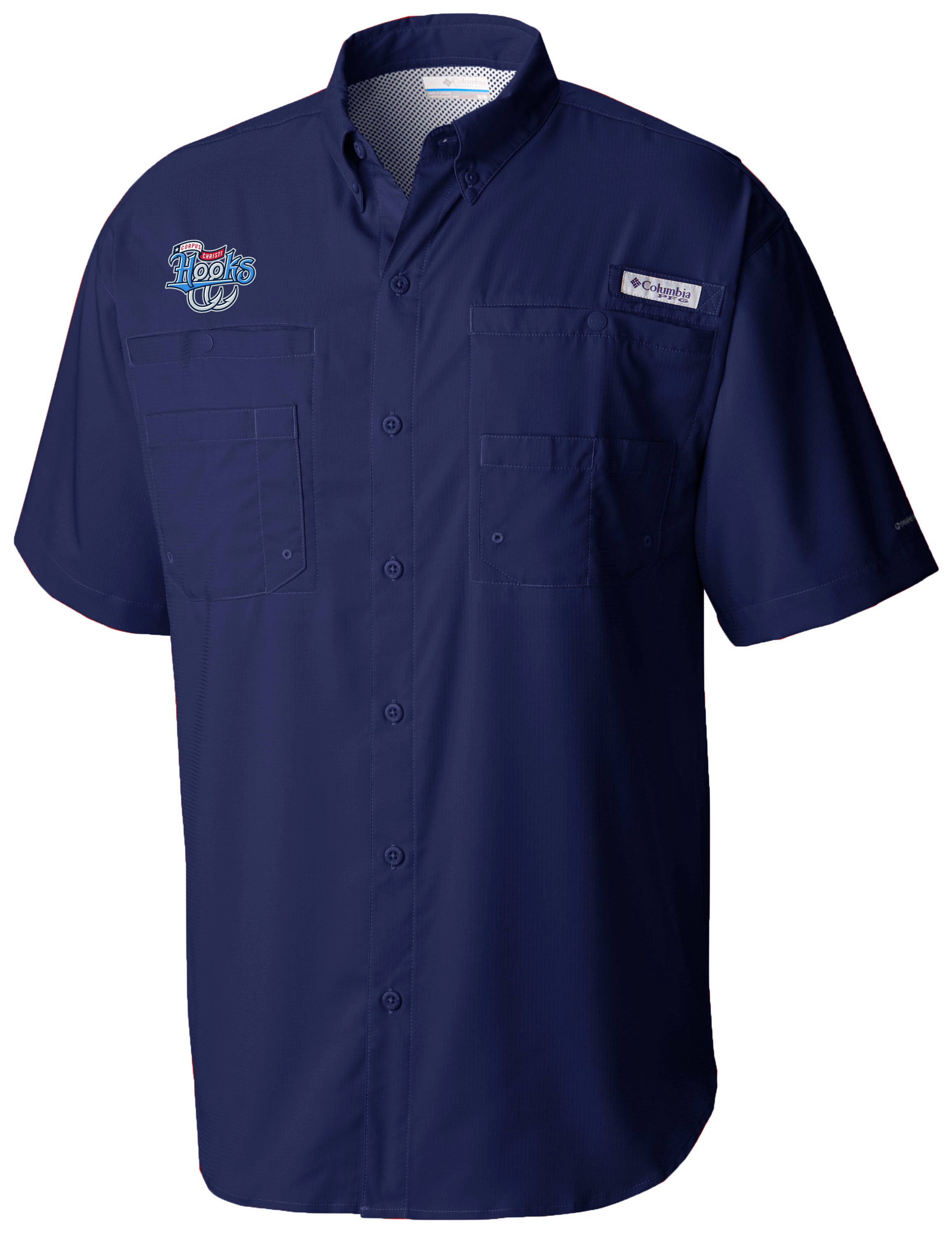 Busch Columbia PFG Short Sleeve Fishing Shirt M