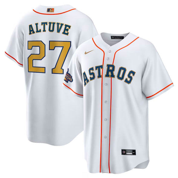 Houston Astros - Nike - Jose Altuve - Gold Collection Jersey